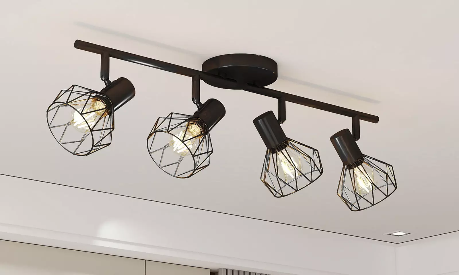 Emitto 3-Way and 4-Way Vintage Industrial Spotlight