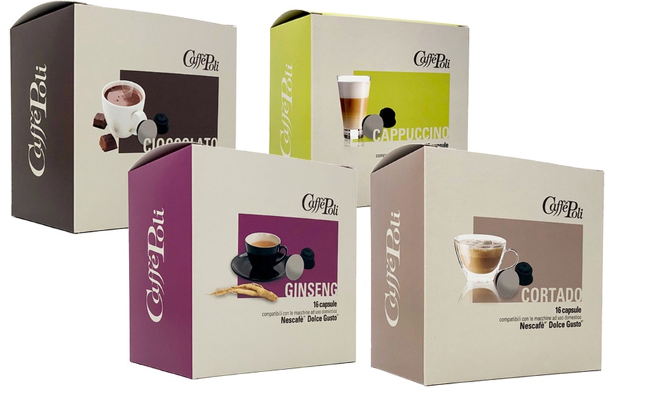 Fino a 256 capsule Caffè Poli compatibili Dolce Gusto
