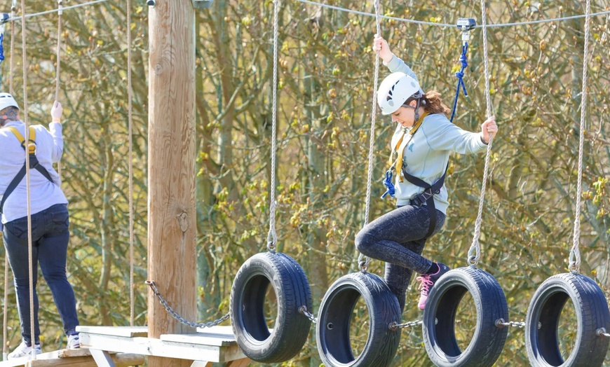 Image 3: Vivary High Ropes Ultimate or Extreme Adventure or Adventure Challenge