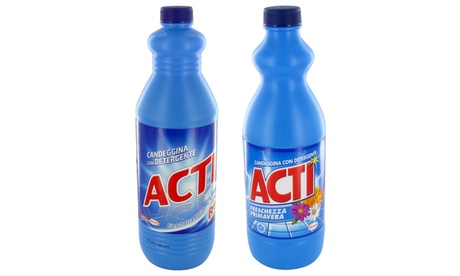 8 o 18 confezioni di candeggina con detergente Bref, in formato da 1500 ml