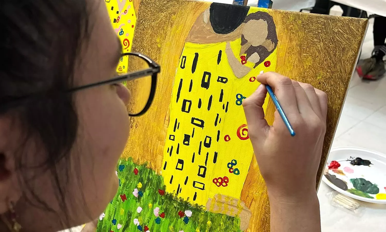 Taller de pintura acrílica para 1 o 2 personas con bebida y picoteo