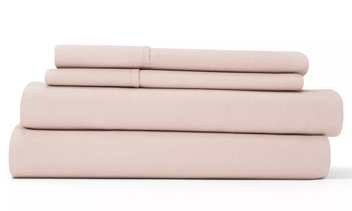 Home Collection Premium 4 Piece Ultra Soft Flannel Bed Sheet Set