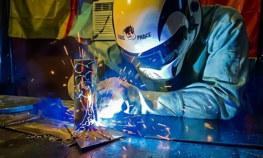 Image 5: 90-Min Hands-On Welding or Plasma Cutting Metalworking Class