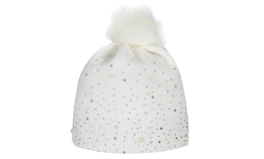 Up To 60% Off Kurt Muller Faux Fur Bobble Hat 