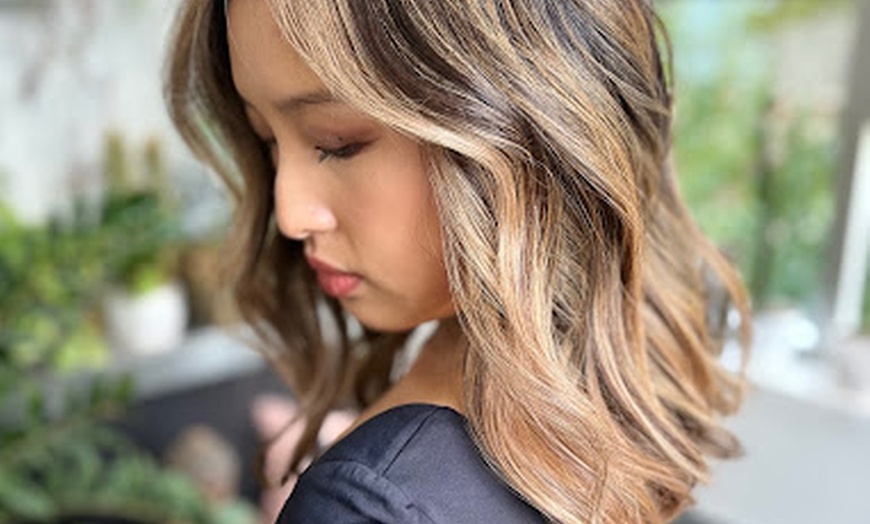 Image 1: Transform Your Look with K18 Conditioning Treatment, Haircut and More!