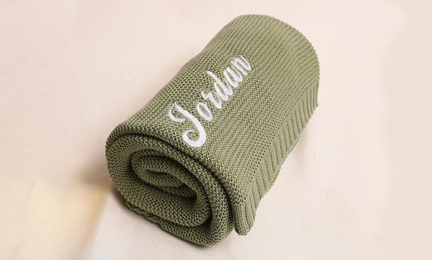 Image 7: Personalized Embroidery Nap Blankets