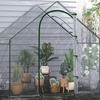Image 1: Outsunny Walk-in Greenhouse; Apex or Round