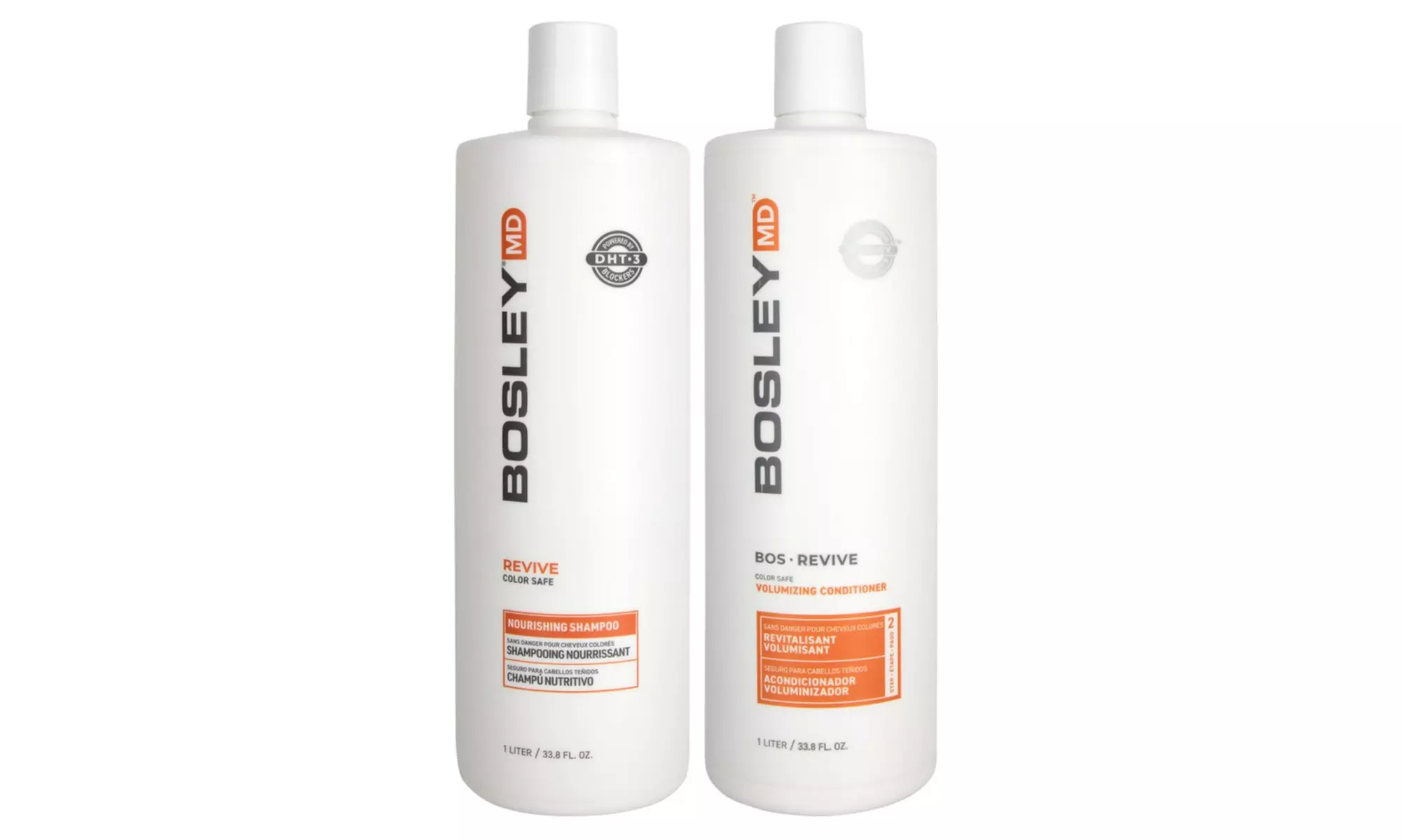 Bosley MD Revive Color Safe Shampoo & Conditioner Duo 33.8 oz
