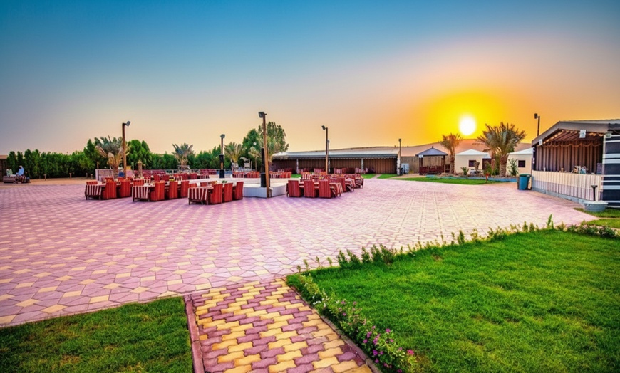 Image 2: Premium Desert Safari w/ BBQ, Live Entertainment for One, Two, or Four