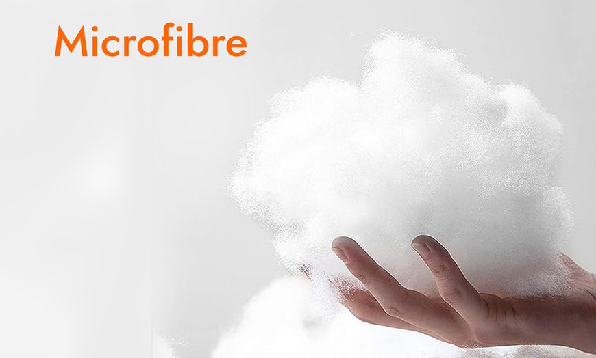 Image 8: Surmatelas double technologie à mémoire de forme et microfibre, Sampur