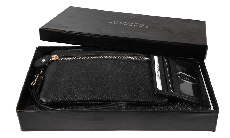 Image 23: Conjuntos de regalo de cuero Leonardo Verrelli