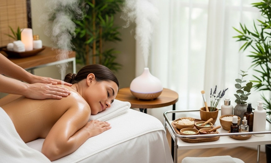 Image 1: Up To 64% Off on Pampering Package, Massage, Aromatherapy & +