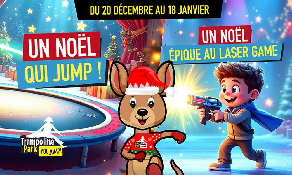 Expériences bondissantes et défis lumineux pour petits et grands au You Jump Toulouse Sept Deniers (jusqu'à 21% de remise) - Primary Image