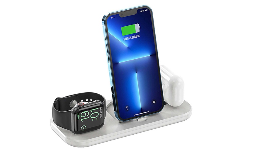 Image 3: Wireless 3-in-1 or 2-in-1 Charger Charging Station