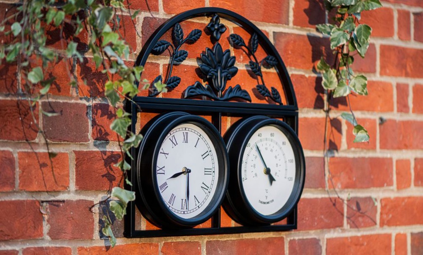 Image 9: Decorative Garden Clocks and Thermometers