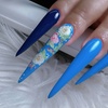 Image 3: Full Set Acrylic Extra Long Nails with Pedicure for a Stunning Style