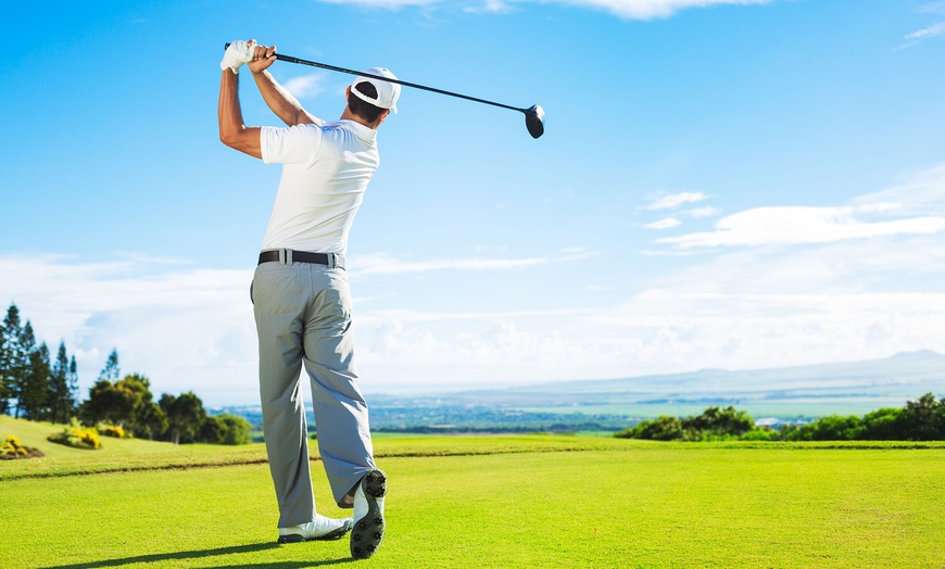Image 3: Tee Off with 18-Hole Golf with Cart Rental for One, Two or Four People