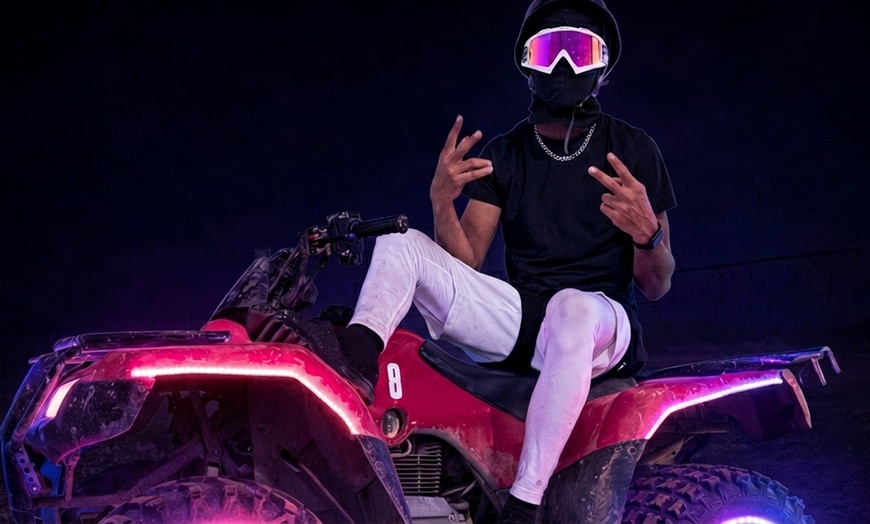 Image 3: Neon Glow Light ATV Tour – Miami's Thrilling Night Adventure