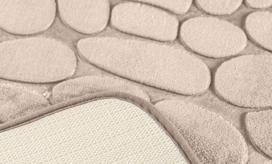Image 2: Juego de 3 alfombrillas absorbentes y antideslizantes para el baño