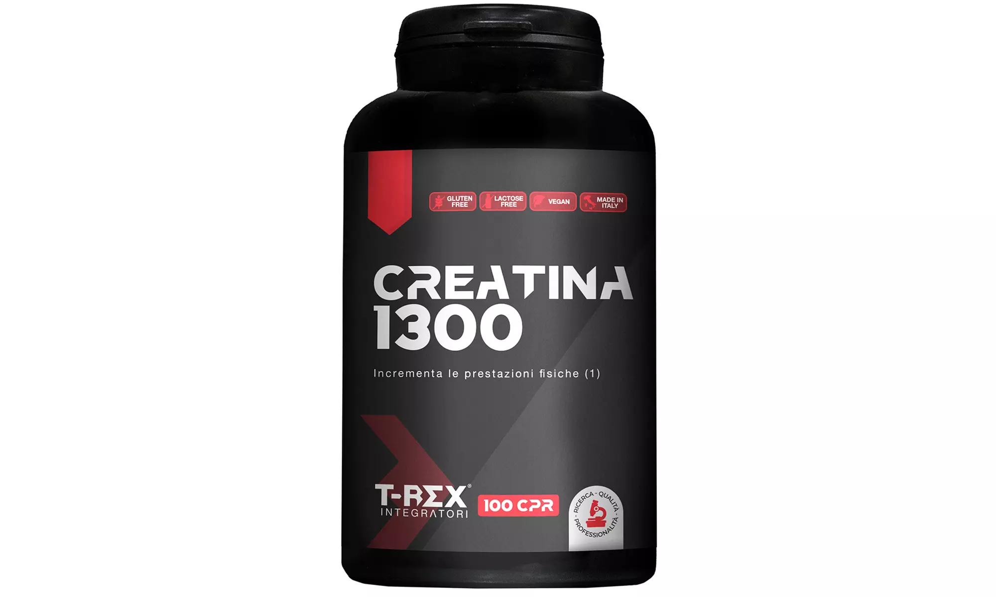 1 o 2 confezioni di creatina in compresse o polvere T-Rex Integratori