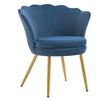 Image 10: Fauteuil coquillage en velours