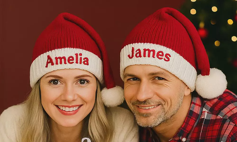 Personalized Santa Hats for Festive Fun!