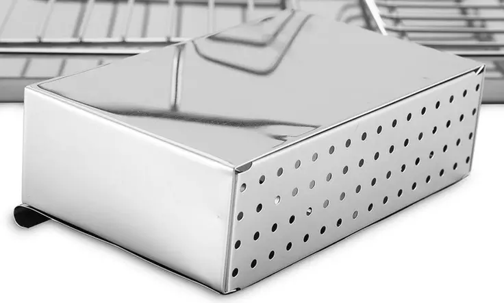 iMounTEK Stainless Steel Dish Rack with Side Cup and Drain Board