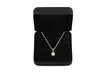 Sterling Silver Miracle Plated Round Diamond Cluster Pendant Necklace for Women - Second Medium