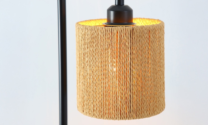 Image 2: Living And Home Limited Black Floor Lamps, Various Heights and Shades