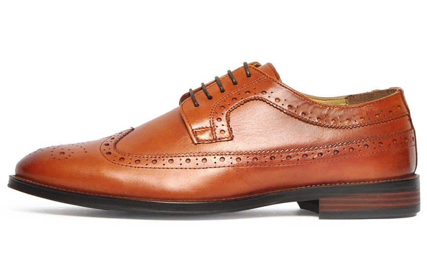 Image 10: Catesby England George Men's Leather Brogue Shoes
