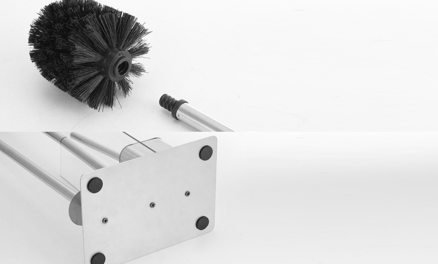 Image 5: Piantana portarotolo in acciaio inox