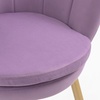 Image 68: Fauteuil coquillage en velours