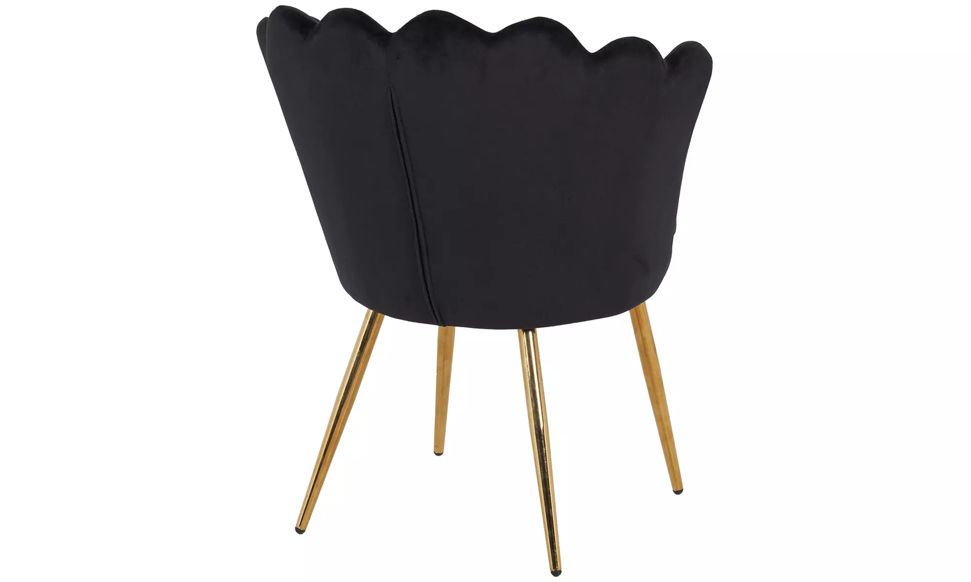 Silla con respaldo en forma de concha