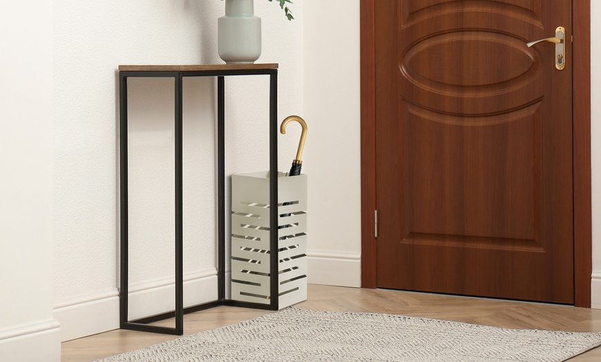 Image 6: Portaombrello in metallo moderno