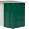 Image 5: Outsunny Steel Garden Shed, Weather-Resistant with Lockable Doors