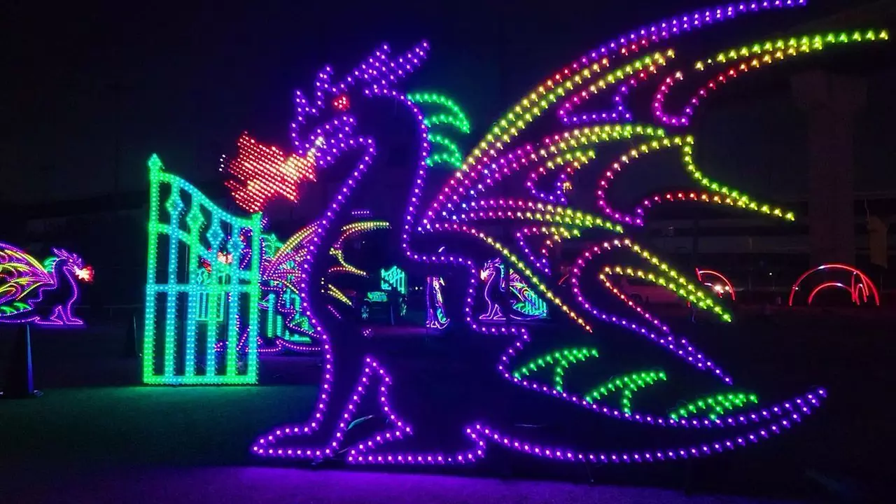 Enchanted Lights: A Mile-Long Halloween Themed Drive-Thru Light Show