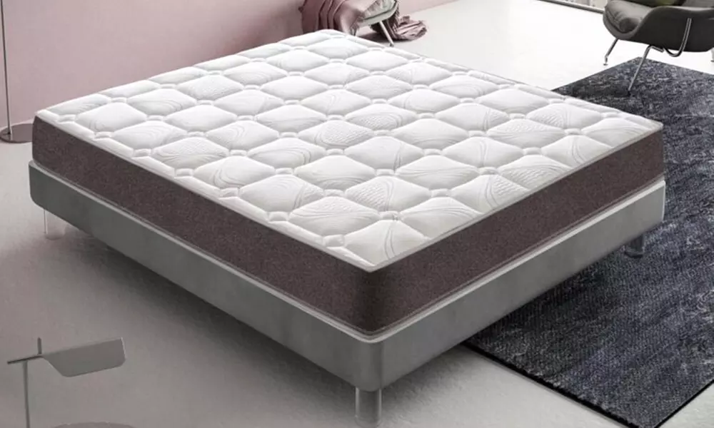 Matelas hybride à mémoire de forme MyMemory 13 zones – 25 cm, ressorts ensachés, gel rafraîchissant, dispositif médical