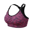 Image 5: 1-3 Pack Women Racerback Sports Bras Space Dye Seamless Stretchy Removable Pads