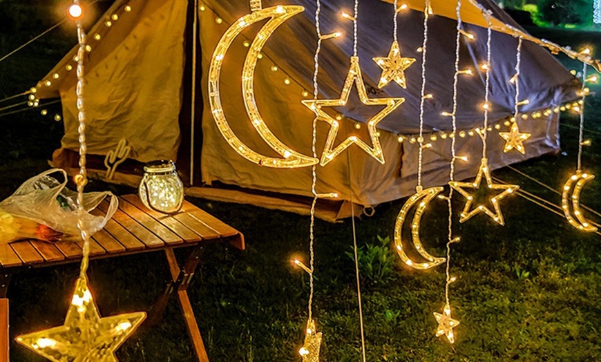 Image 1: Stern- und Mond-Lichterkette