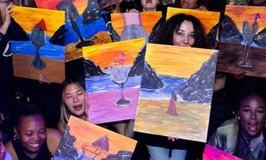 Image 27: Paint, Sip & Party: A Night of Art, Fun & Music