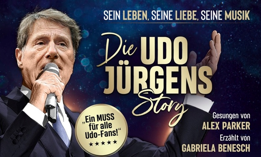 Image 1: Ticket für „Udo Jürgens Story“ vom 8. Januar bis 15. Mai 2026
