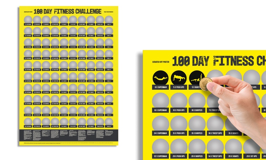 Image 1: 1 of 2 krasposters '100 Days Fitness Challenge'