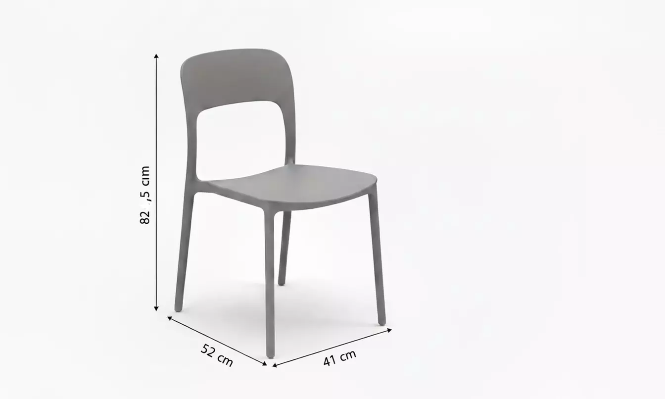 Set di 4 sedie da esterno