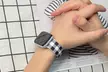 Buffalo Plaid Apple Watch Silicone Bands All Series 1-7 & SE - Second Medium