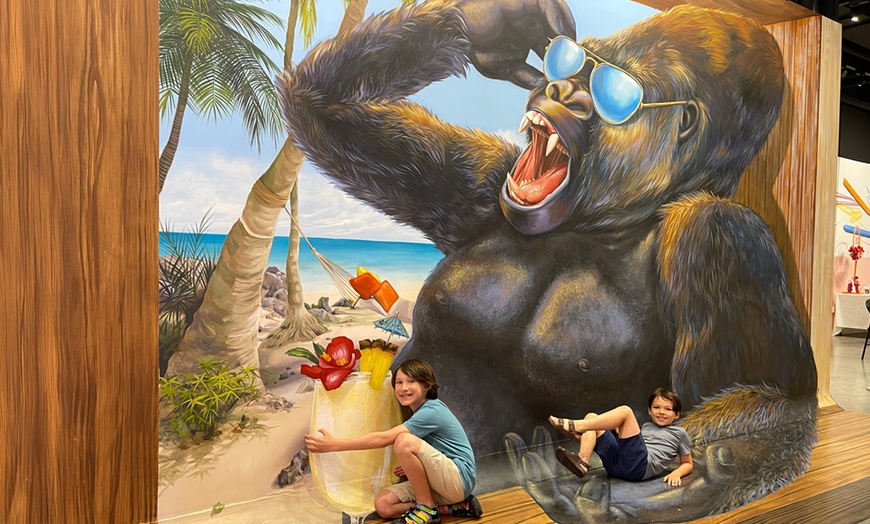 Image 4: Explore 3D Art, Illusions & Rotating Artist Showcases at Tilt Museum