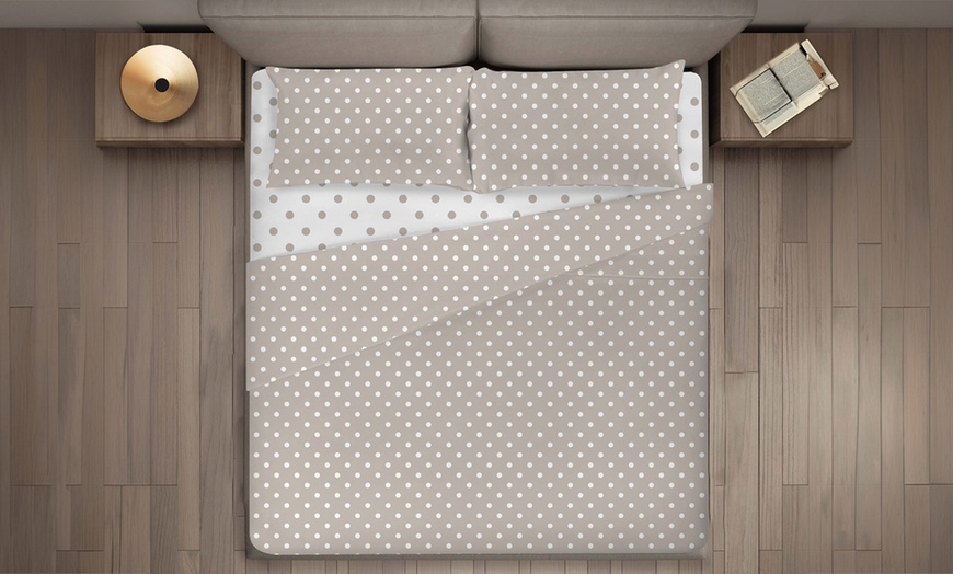 Image 3: Completo lenzuola in cotone 100% Made in Italy