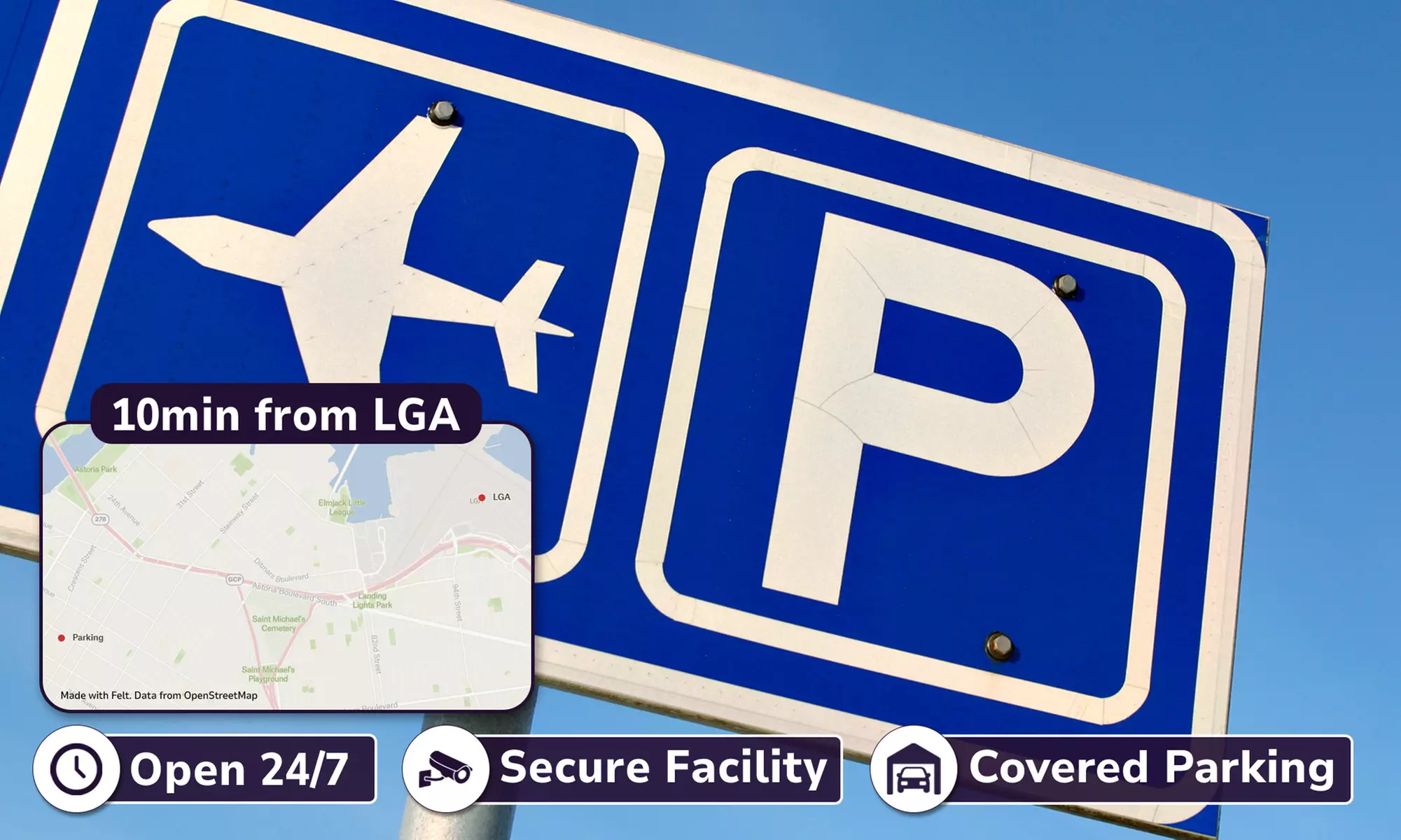 Up To 77% Off LGA Airport Parking Pass (LaGuardia Airport)