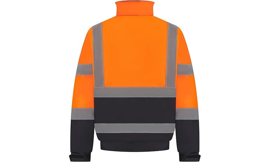 Image 6: LABEL APPAREL Men's Water-Resistant Bomber Jacket 