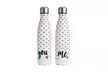 2er-Set Thermoflaschen 500 ml mit dem Aufschrift „you“ und „me“ - Second Medium