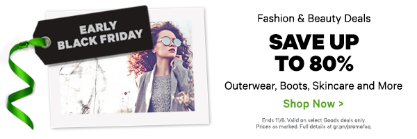 Early Black Friday - SAVE UP TO 80%